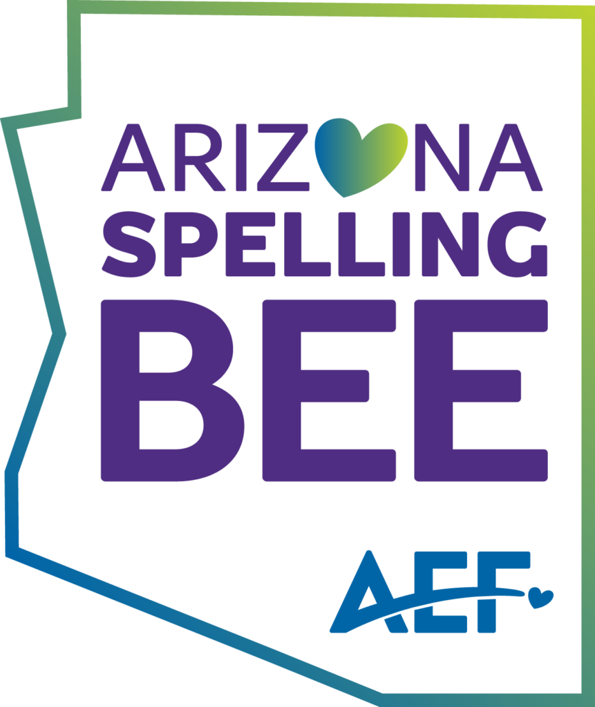 Logo for the Arizona Spelling Bee with 