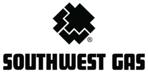 Southwest Gas logo featuring a black geometric design above the company name in bold, black letters.