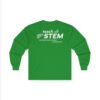 "STEM Begins with Teachers"  Long Sleeve Tee | Unisex Ultra Cotton Shirt - Image 8