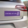 A+ School of Excellence Car Magnet - I Work At - Image 4