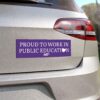 Proud To Work In Public Education-Car Magnet - Image 4