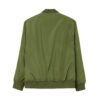 Eco-Friendly Embroidered Bomber Jacket | Sustainable Fashion - Image 2