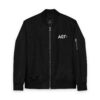 Eco-Friendly Embroidered Bomber Jacket | Sustainable Fashion - Image 3