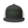 Public Education is Everybody's Business Embroidered in Green -  5 Panel Trucker Cap - Image 5