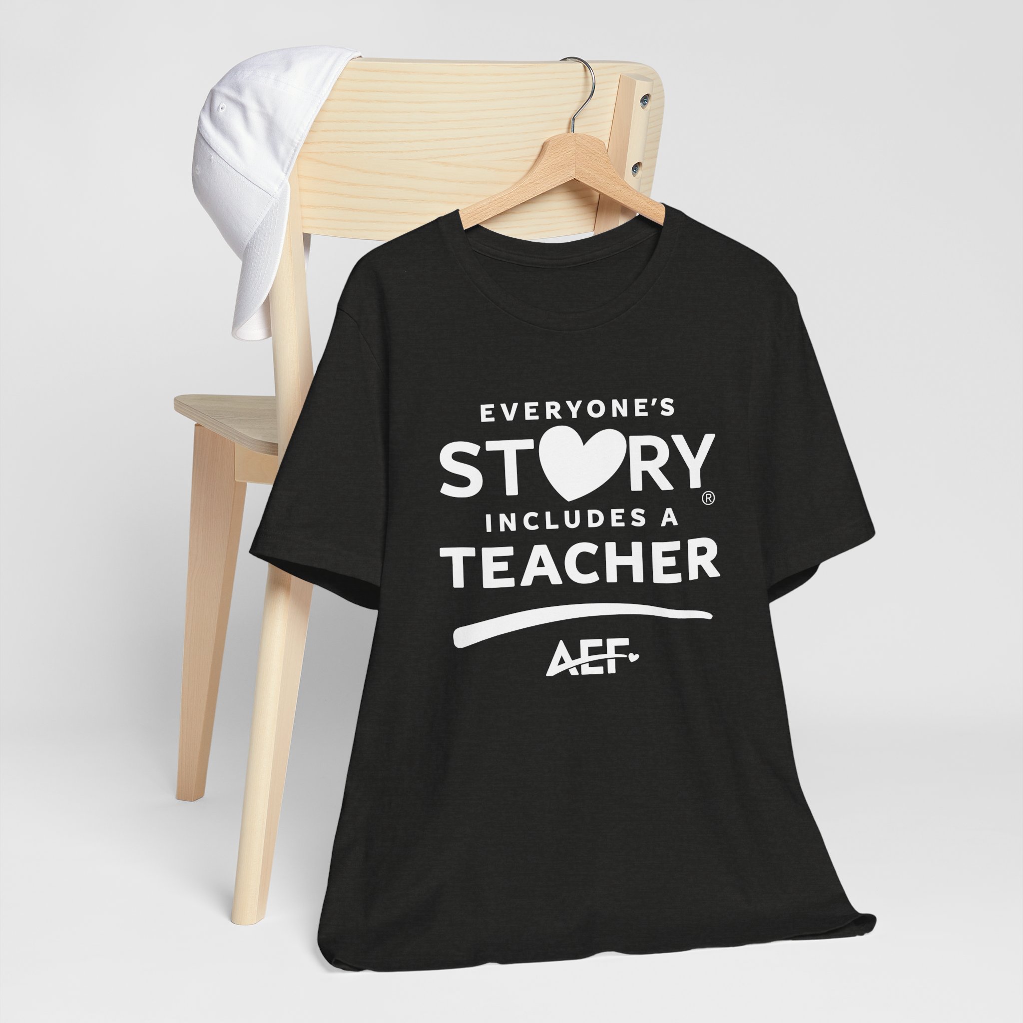 Everyone's Story Includes a Teacher T-Shirt - Unisex - Image 13