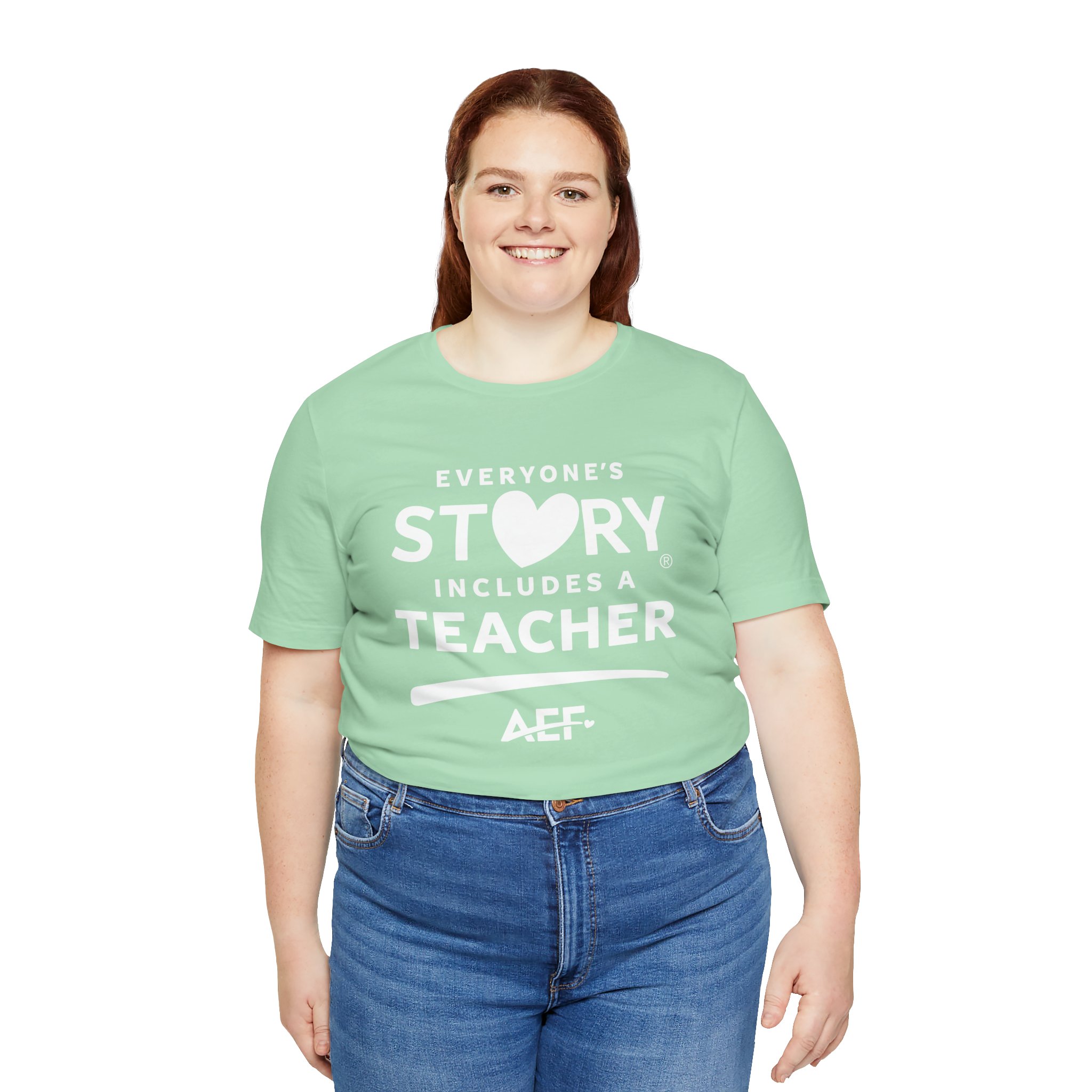 Everyone's Story Includes a Teacher T-Shirt - Unisex - Image 9